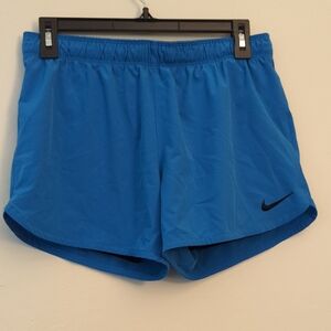 Nike Women's Vibrant Blue Athletic Shorts